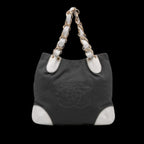 Grey Canvas Chanel Tote
