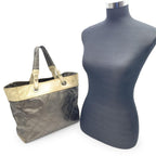 Grey Canvas Chanel Tote