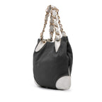 Grey Canvas Chanel Tote