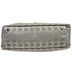 Grey Canvas Chanel Tote