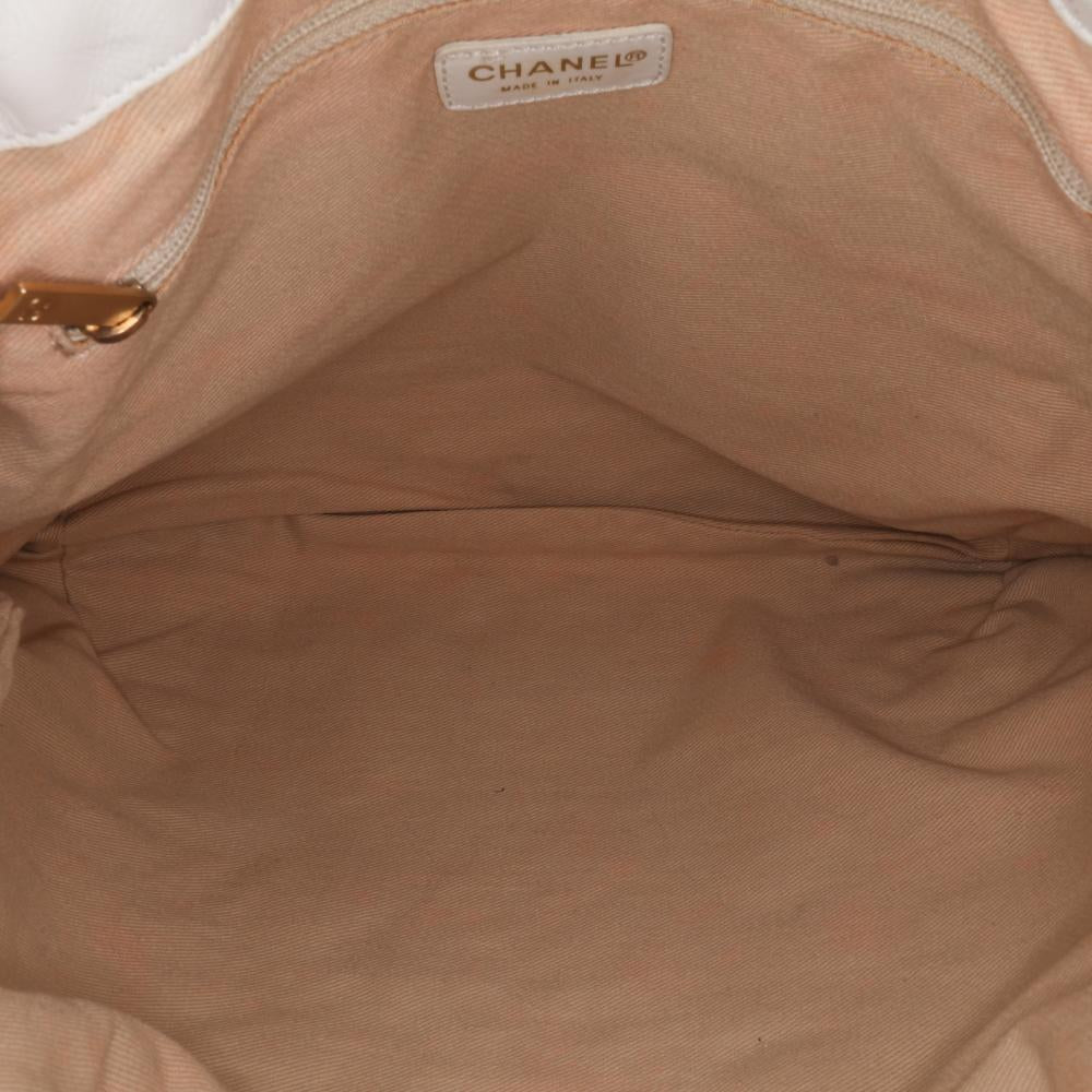 Grey Canvas Chanel Tote