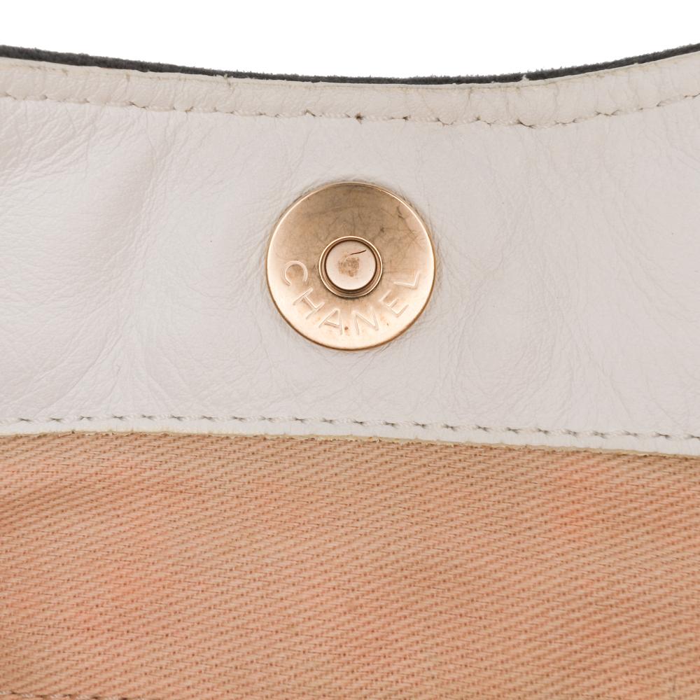 Grey Canvas Chanel Tote
