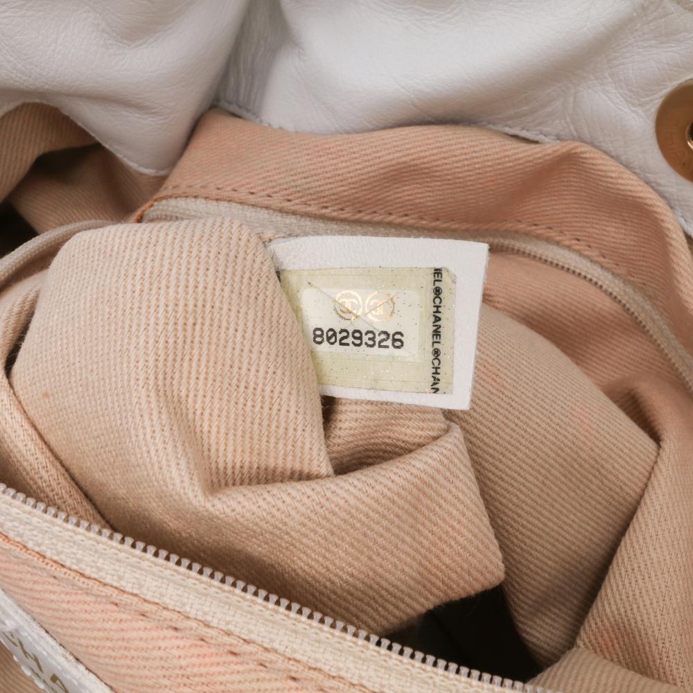 Grey Canvas Chanel Tote
