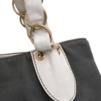 Grey Canvas Chanel Tote