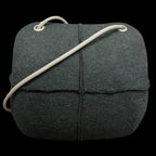 Grey Fabric Chanel Belt Bag