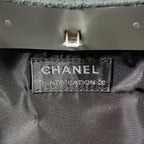 Grey Fabric Chanel Belt Bag