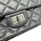 Grey Fabric Chanel Flap Bag