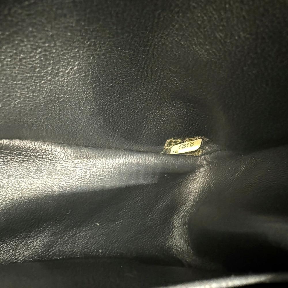 Grey Fabric Chanel Flap Bag