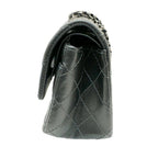 Grey Fabric Chanel Flap Bag