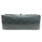 Grey Fabric Chanel Flap Bag