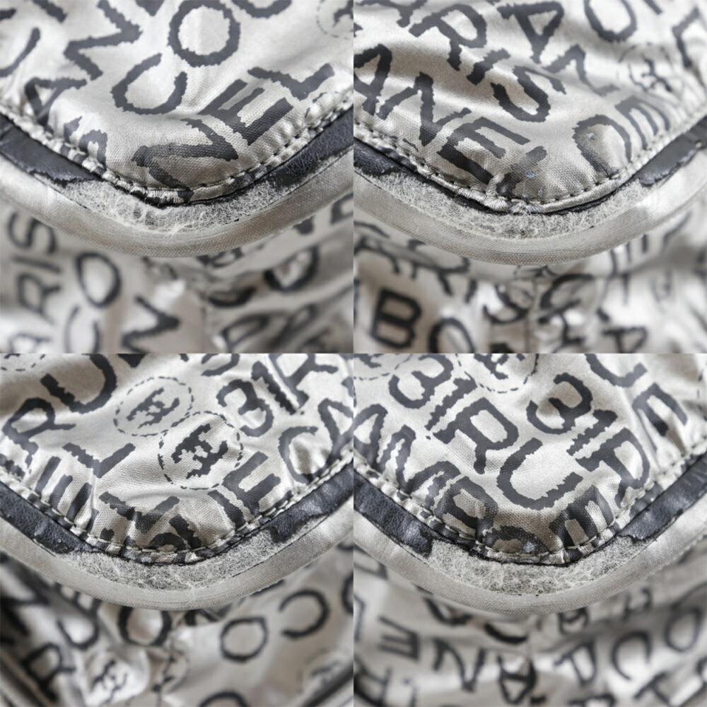 Grey Fabric Chanel Tote