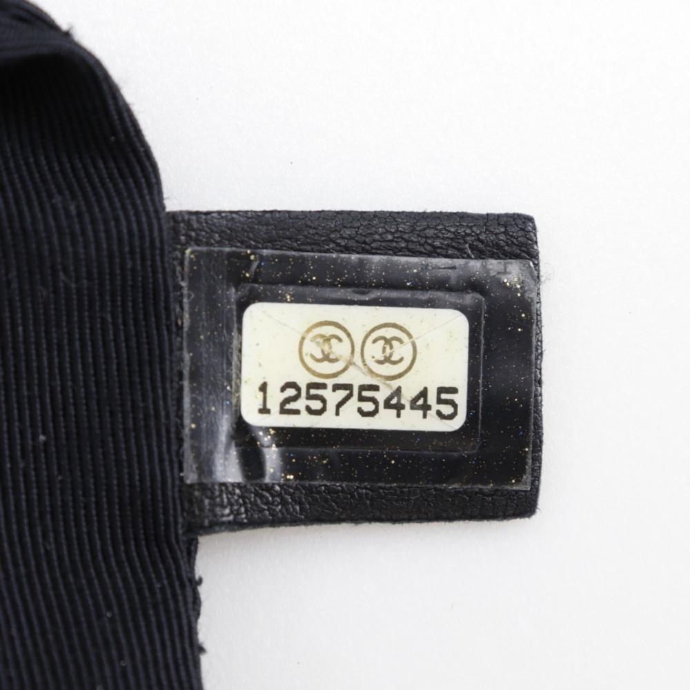 Grey Fabric Chanel Tote