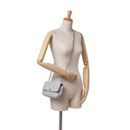 Grey Leather Chanel Flap Bag