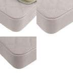 Grey Leather Chanel Shoulder Bag
