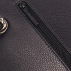 Grey Leather Chanel Flap Bag