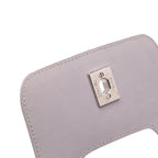 Grey Leather Chanel Tote