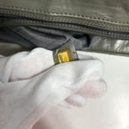 Grey Leather Chanel Shoulder Bag