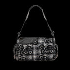 Grey Leather Chanel Flap Bag