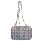 Grey Leather Chanel Shoulder Bag