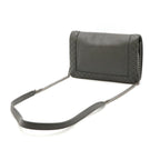 Grey Leather Chanel Shoulder Bag