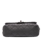 Grey Leather Chanel Shoulder Bag