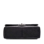 Grey Leather Chanel Flap Bag