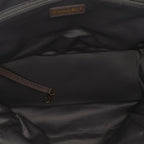 Grey Leather Chanel Shoulder Bag