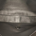 Grey Leather Chanel Flap Bag