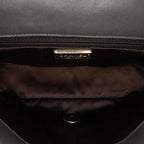 Grey Leather Chanel Shoulder Bag