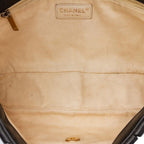 Grey Leather Chanel Flap Bag