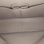 Grey Leather Chanel Flap Bag
