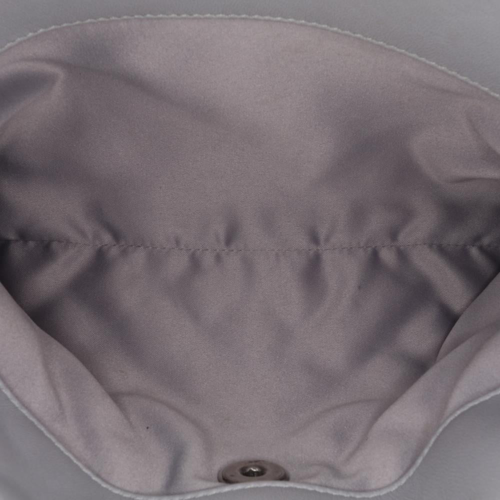 Grey Leather Chanel Tote