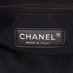 Grey Leather Chanel Tote