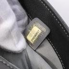 Grey Leather Chanel Shoulder Bag
