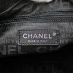 Grey Leather Chanel Flap Bag