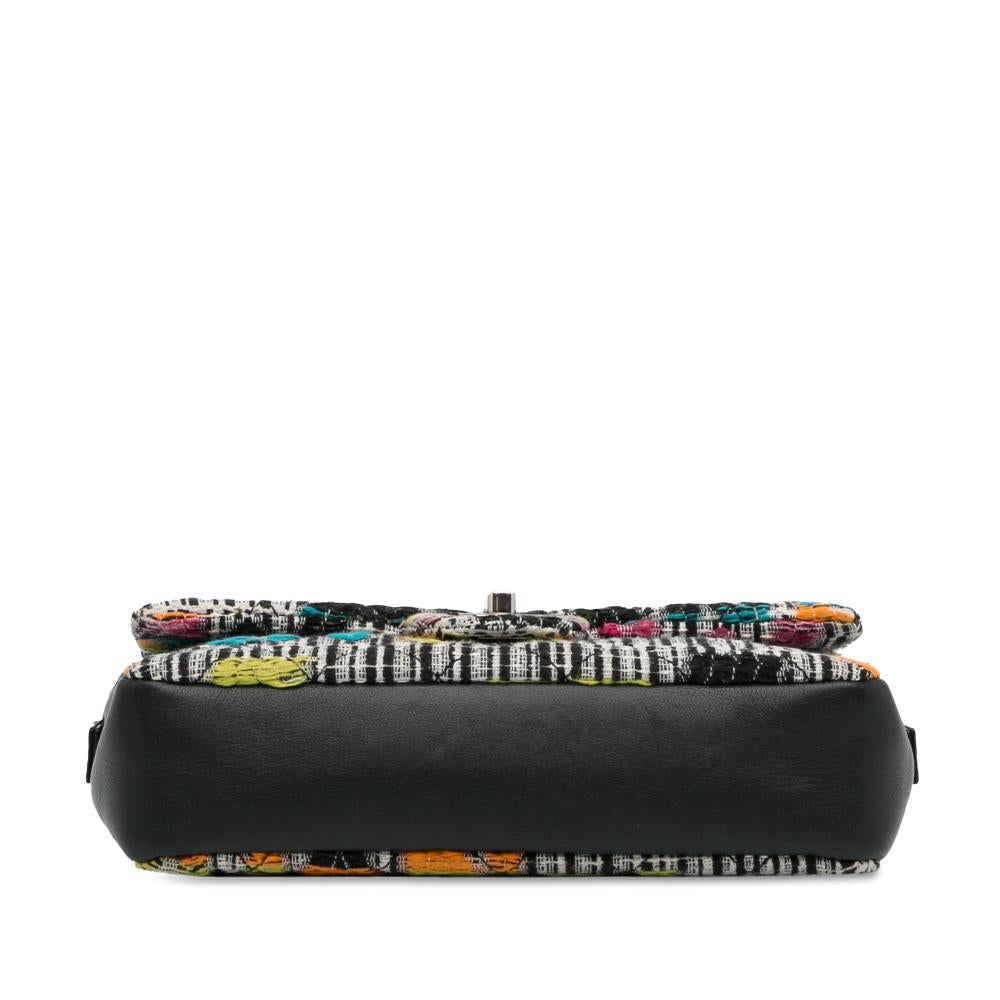 Grey Leather Chanel Flap Bag