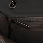 Grey Leather Chanel Flap Bag