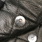 Grey Leather Chanel Tote