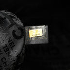 Grey Leather Chanel Flap Bag