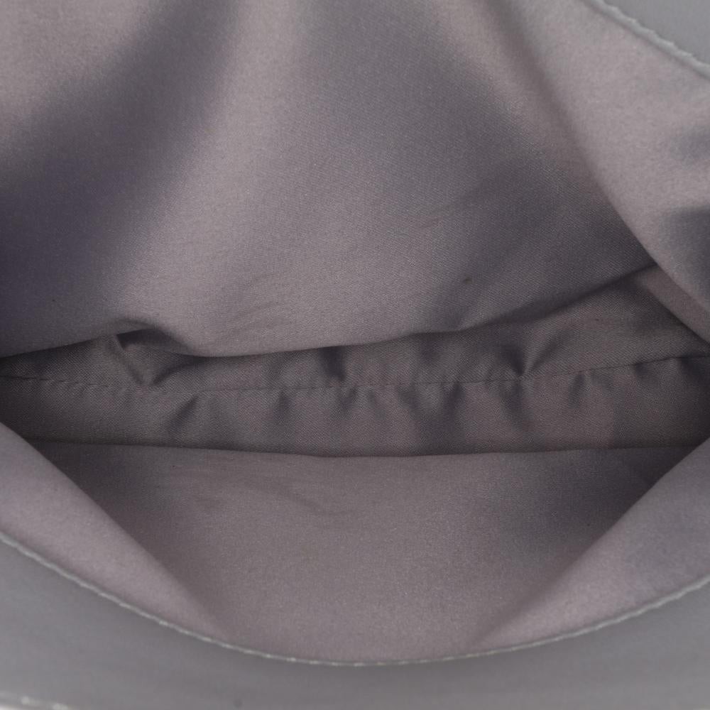Grey Leather Chanel Tote