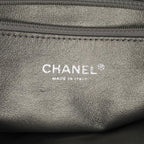 Grey Leather Chanel Flap Bag