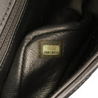 Grey Leather Chanel Flap Bag