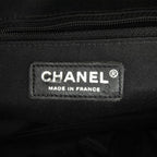 Grey Leather Chanel Flap Bag