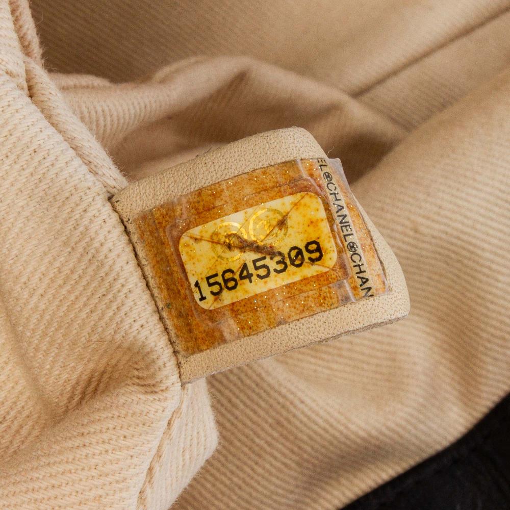 Grey Leather Chanel Flap Bag