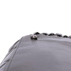 Grey Leather Chanel Tote