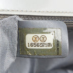 Grey Leather Chanel Flap Bag