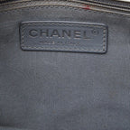Grey Leather Chanel Flap Bag
