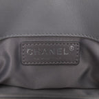 Grey Leather Chanel Tote