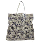 Grey Nylon Chanel Tote