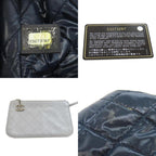 Grey Nylon Chanel Tote
